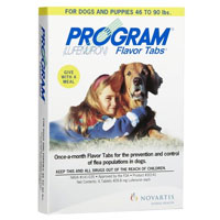 Program Flavor Tabs Large Dogs 44.1 - 88 Lbs (Grey) 6 Tablet